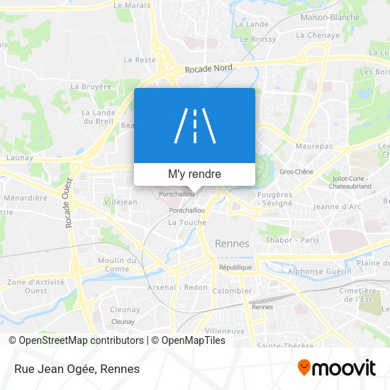 Rue Jean Ogée plan