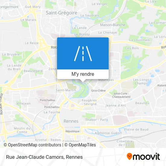 Rue Jean-Claude Camors plan