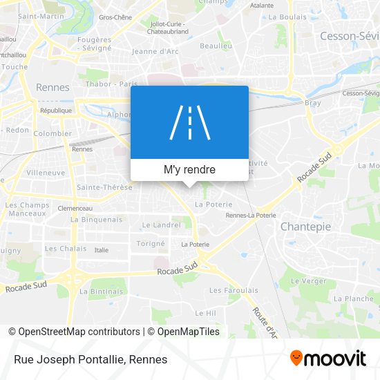 Rue Joseph Pontallie plan