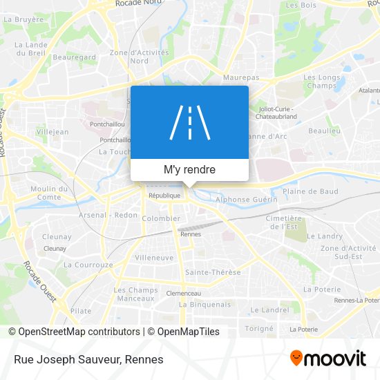Rue Joseph Sauveur plan