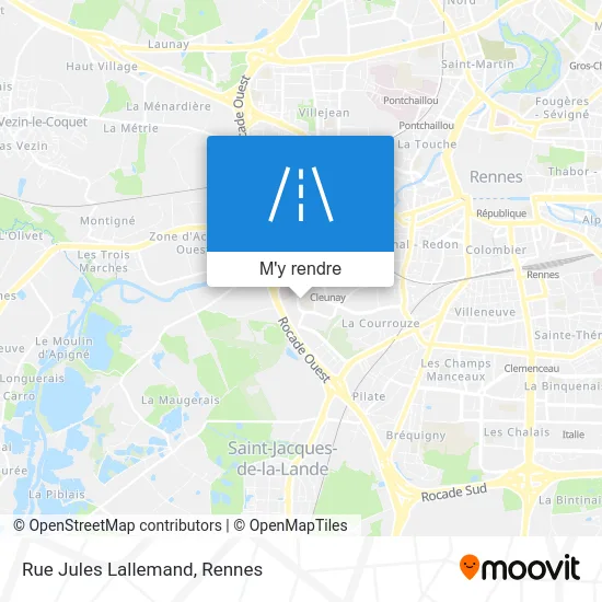 Rue Jules Lallemand plan