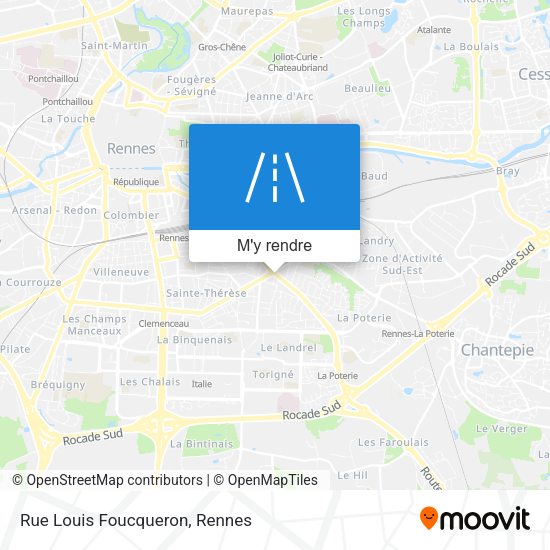 Rue Louis Foucqueron plan