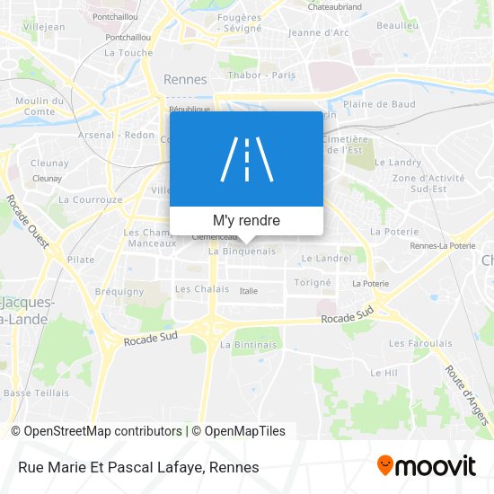 Rue Marie Et Pascal Lafaye plan