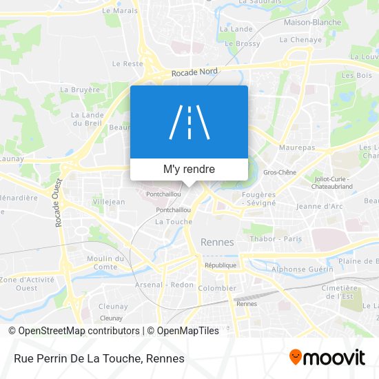 Rue Perrin De La Touche plan