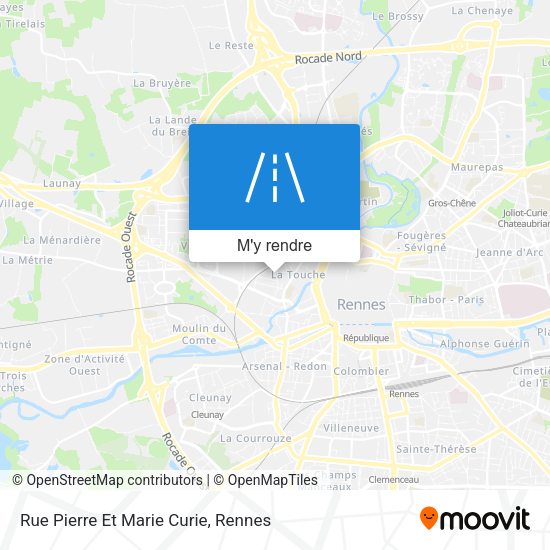 Rue Pierre Et Marie Curie plan
