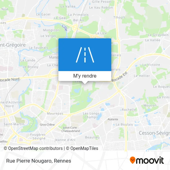 Rue Pierre Nougaro plan