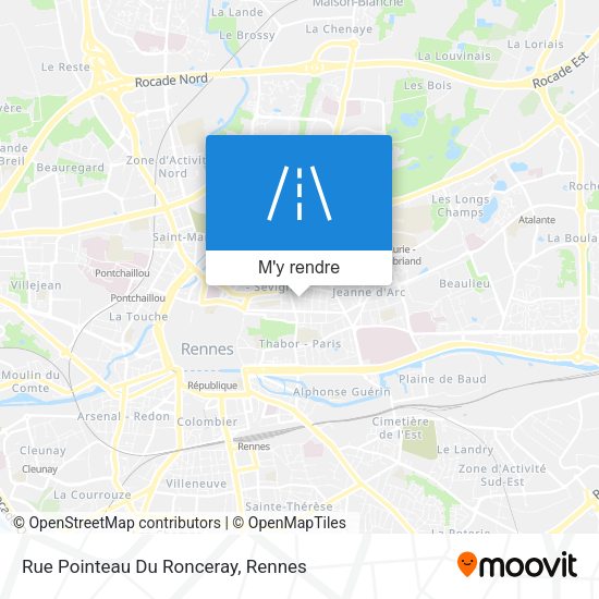 Rue Pointeau Du Ronceray plan