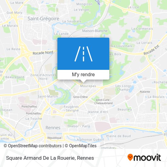 Square Armand De La Rouerie plan