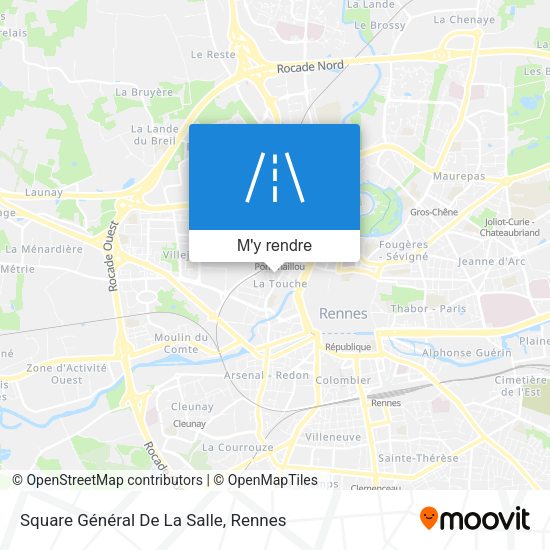 Square Général De La Salle plan