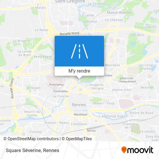 Square Séverine plan