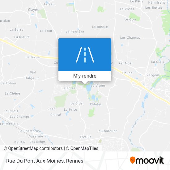 Rue Du Pont Aux Moines plan