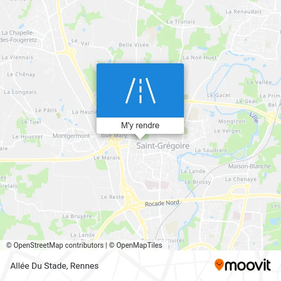 Allée Du Stade plan