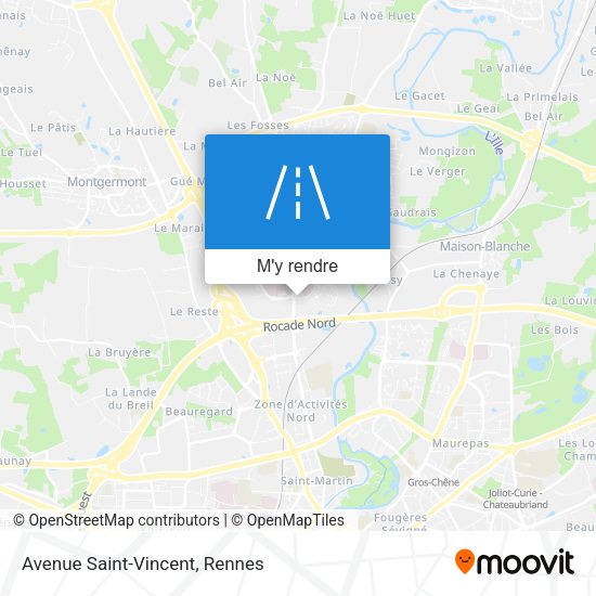 Avenue Saint-Vincent plan