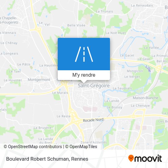 Boulevard Robert Schuman plan