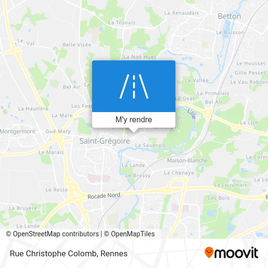 Rue Christophe Colomb plan