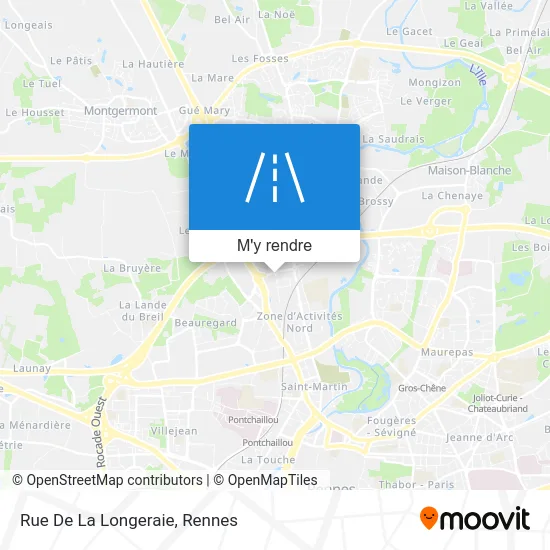 Rue De La Longeraie plan