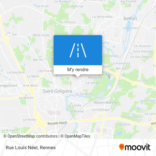 Rue Louis Néel plan