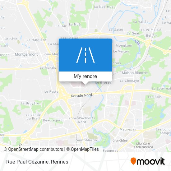 Rue Paul Cézanne plan