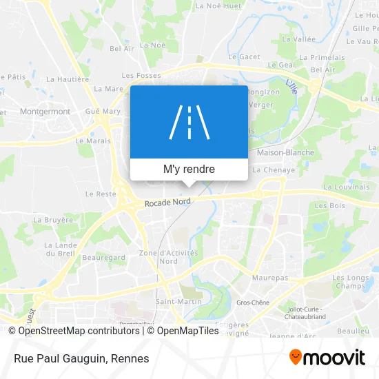 Rue Paul Gauguin plan