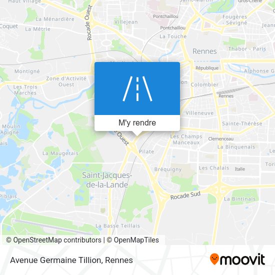 Avenue Germaine Tillion plan