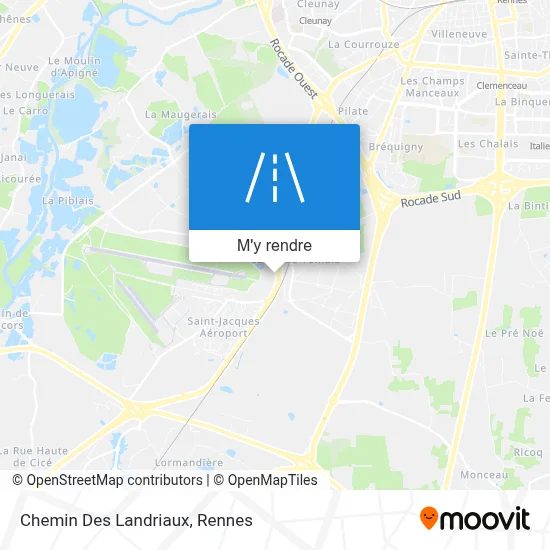 Chemin Des Landriaux plan