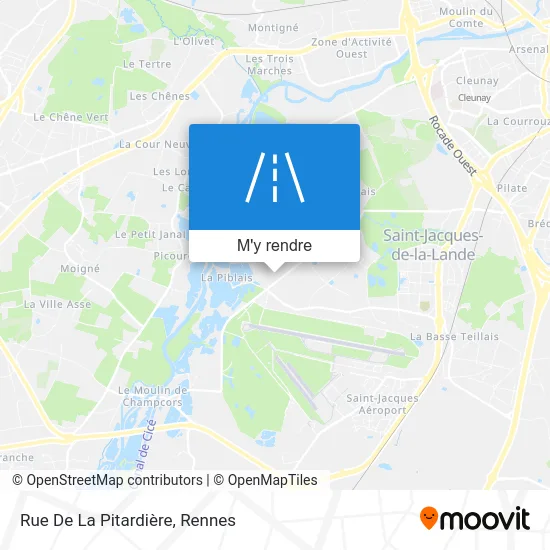 Rue De La Pitardière plan