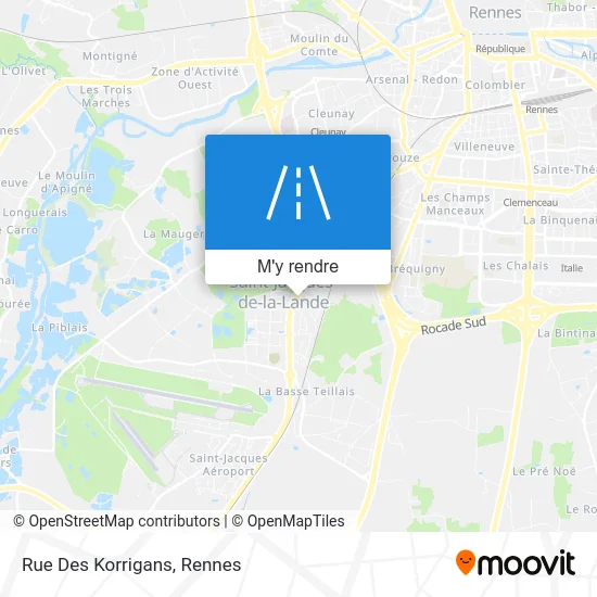 Rue Des Korrigans plan