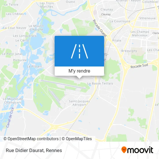 Rue Didier Daurat plan