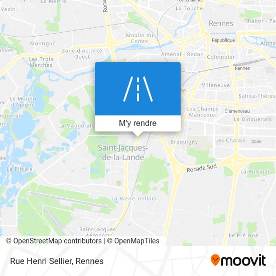 Rue Henri Sellier plan
