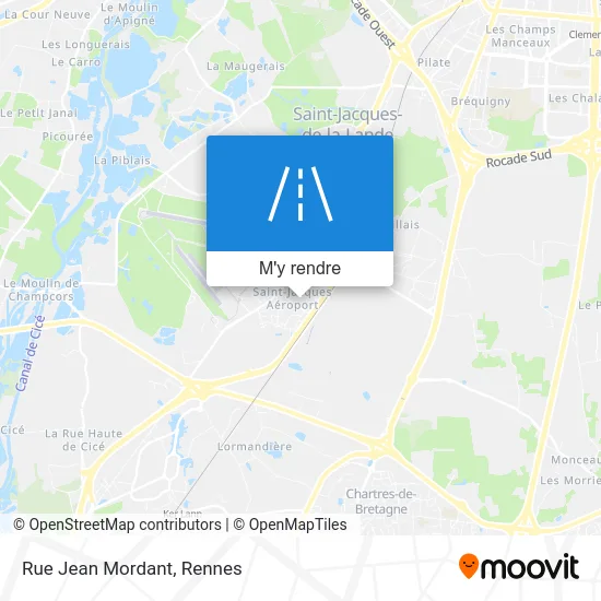 Rue Jean Mordant plan