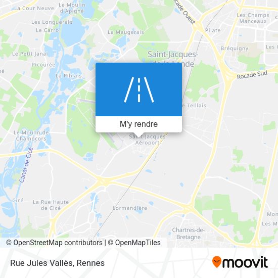 Rue Jules Vallès plan