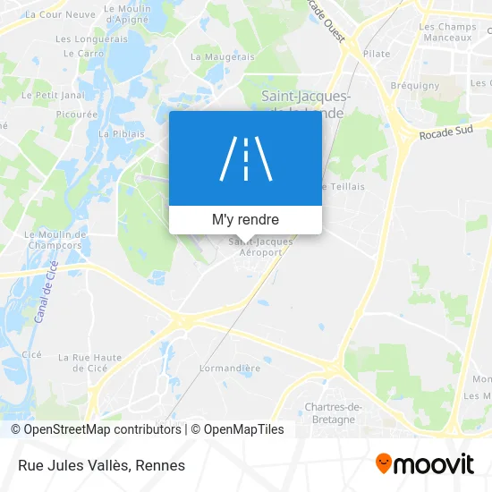 Rue Jules Vallès plan