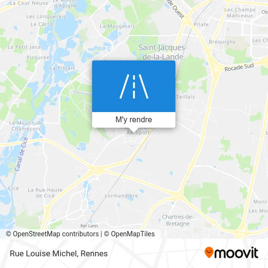 Rue Louise Michel plan