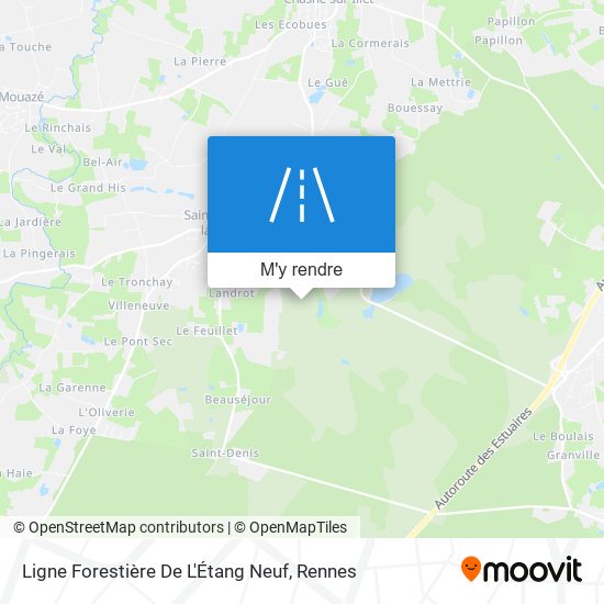 Ligne Forestière De L'Étang Neuf plan