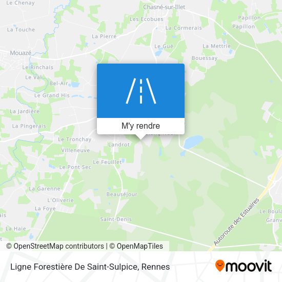 Ligne Forestière De Saint-Sulpice plan