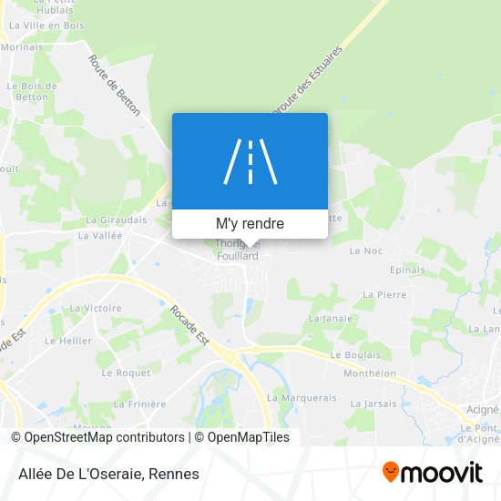 Allée De L'Oseraie plan