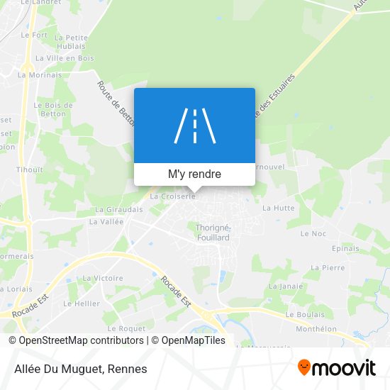 Allée Du Muguet plan