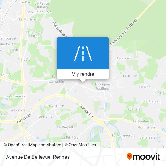 Avenue De Bellevue plan