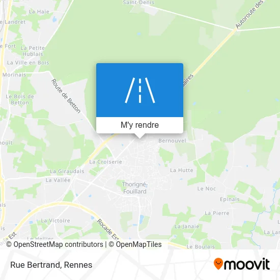 Rue Bertrand plan