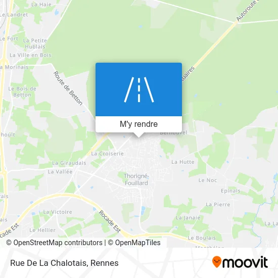 Rue De La Chalotais plan