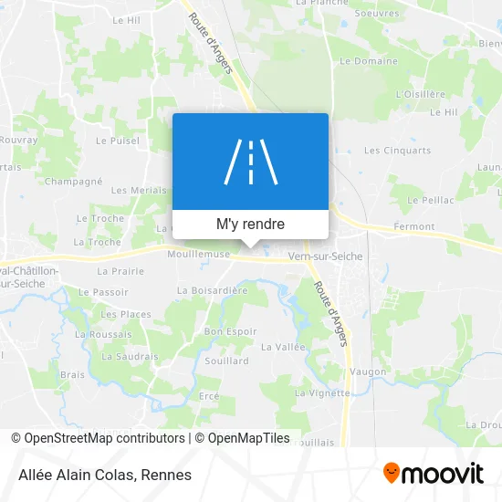 Allée Alain Colas plan