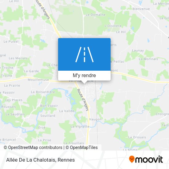 Allée De La Chalotais plan