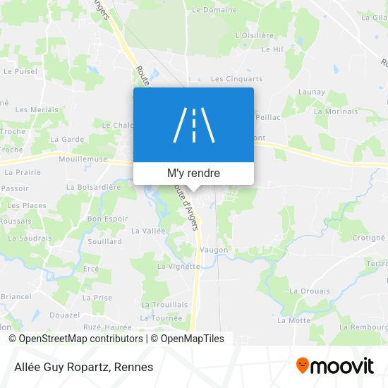 Allée Guy Ropartz plan