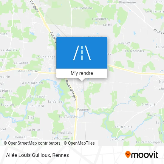 Allée Louis Guilloux plan