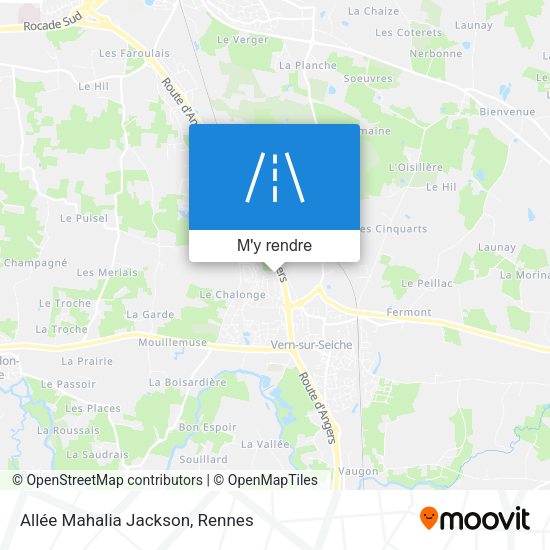 Allée Mahalia Jackson plan