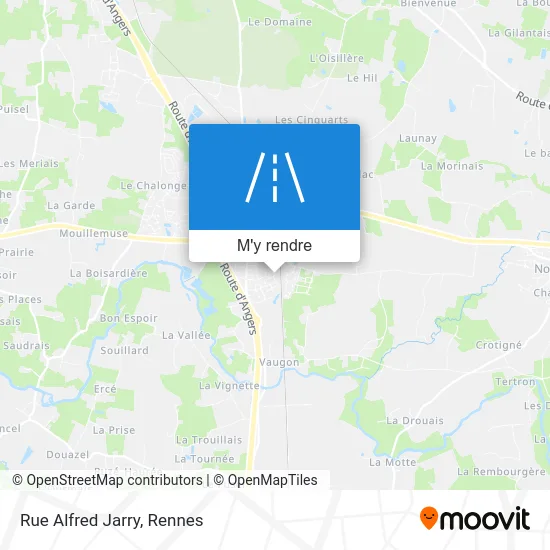 Rue Alfred Jarry plan