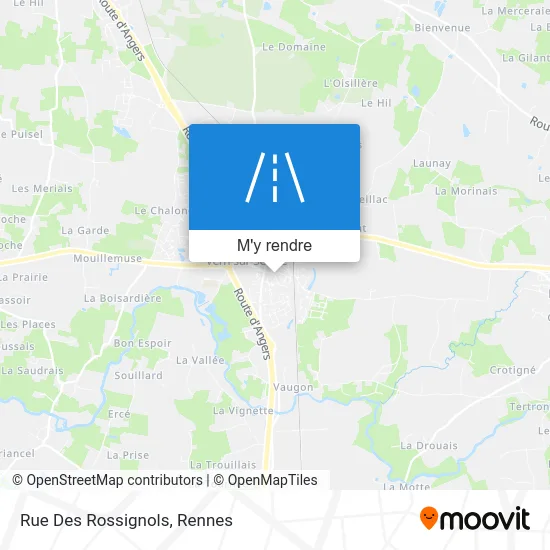 Rue Des Rossignols plan