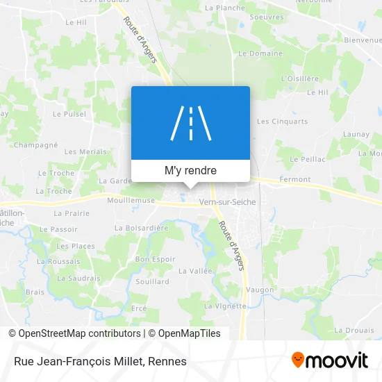 Rue Jean-François Millet plan