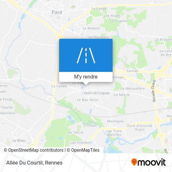 Allée Du Courtil plan
