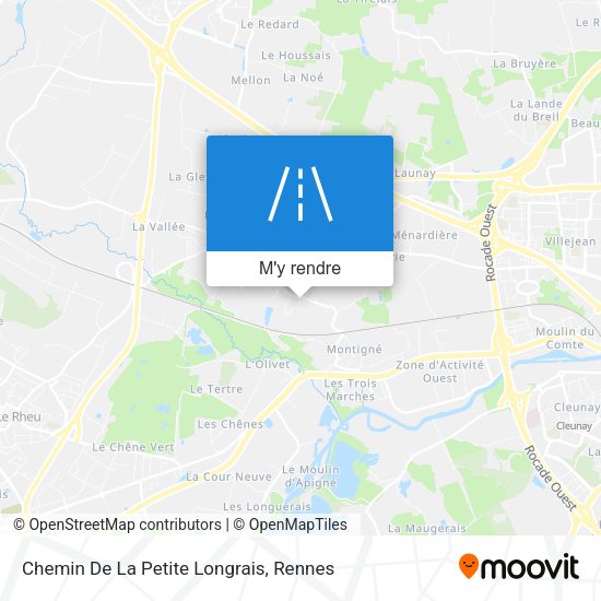Chemin De La Petite Longrais plan